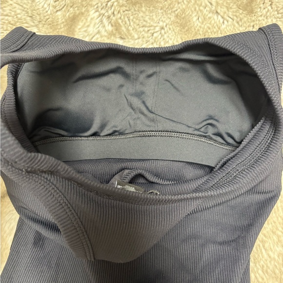 Black Ribbed Tank Top - Picture 4 of 4